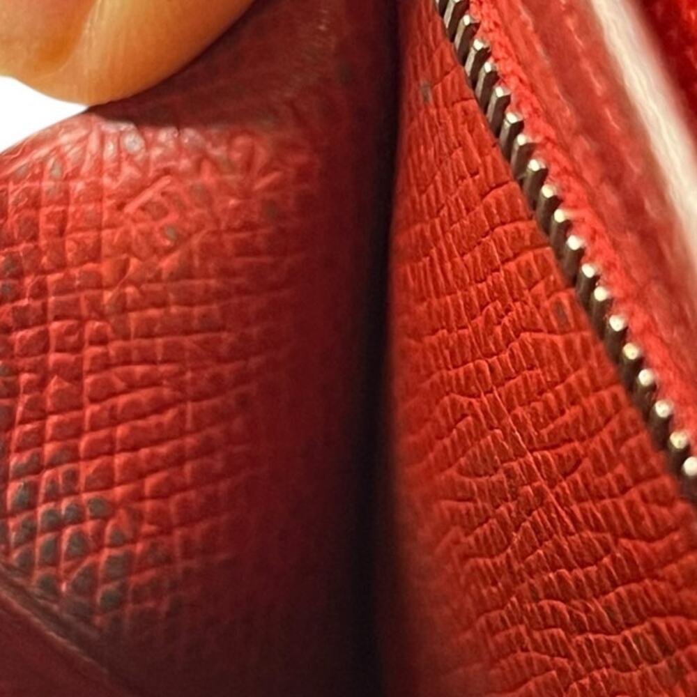 Hermès Bearn Classic Long Wallet Red Leather Gold Hardware 2004 - Picture 3 of 16